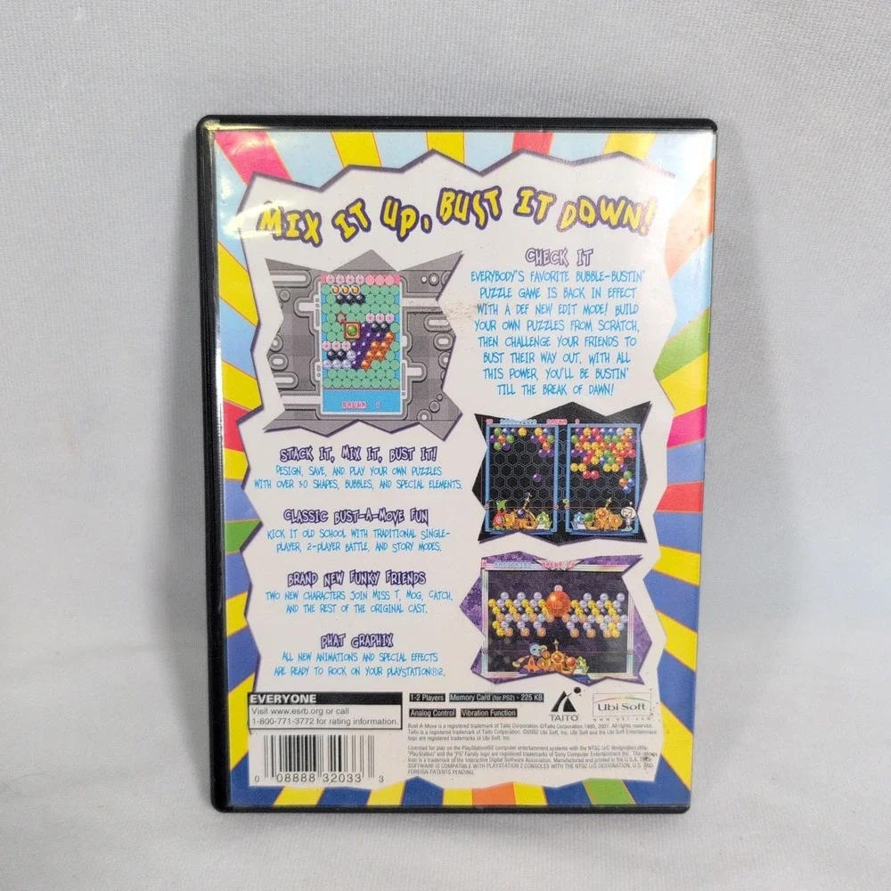 Super Bust-A-Move 2 - Sony PlayStation 2 PS2